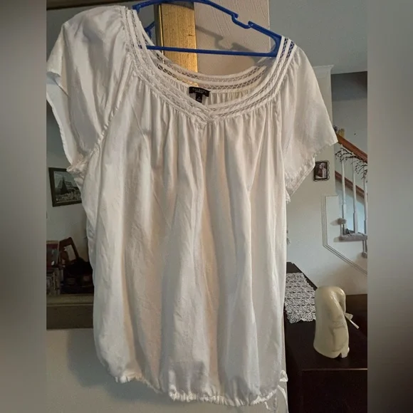 Talbots White Blouse size L - Picture 1 of 6